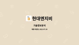 (주)비앤지기술연구소-중복 - 1369 | 현대엔지비 : 기술정보분석 | 더팀스 기술정보분석 by 현대엔지비
