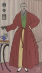Robe de chambre (1913) by George Barbier Painting | WikiArt Store