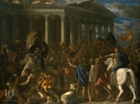The Destruction and Sack of the Temple of Jerusalem by Nicolas Poussin Painting | WikiArt Store