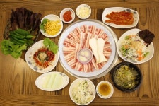 명성관광여행사합 | 여수관광문화 > 이용안내 > 관광사진 다운로드 > 의 "명성숯불갈비_전체상차림.JPG" 게시물 상세보기