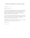 영문 변함없는 회사 충성에 대한 칭송 안내문(Message of Approbation for Company Constancy)