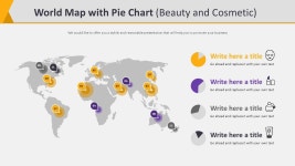 PPT 발표자료 빠르게 만드는 방법은? World Map 원형차트 파워포인트 인포그래픽 (뷰티&코스메틱) 템플릿으로 10분 완성 | 예스폼 PPT