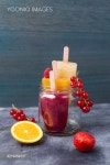 Fruits and different homemade ice lollies made of fruit juice and pulp - 당신의 크리에이티브 파트너, 이미지사이트...