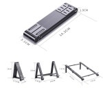Metal Laptop Stand Computer Cooling Folding Mini Flat Raised Bracket (Silver) - Newegg.com