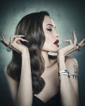 Angelina  | woman, actress 그리고 red lips
