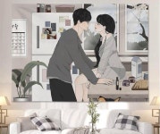 Pin von 바람 바람 auf Tranh vải
