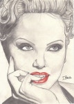 Charlize Theron Pencil  Teresa Pereira | 샤를리즈 테론