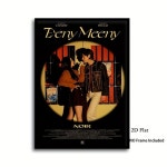 Temu|1pc 2D 플랫 영화 포스터, Eeny M를 특징으로하는 두 명의 배우가 포함되어 있으며, 실내 ...