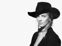 Uma Thurman, Actress, U.S. | 숯 그림, 배우, 얼굴
