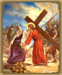 The Sixth Station: Veronica Wipes the Face of Jesus | 그림