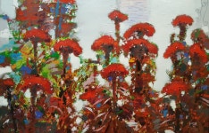 Cantabile oil on canvas artkyn.com | 모란, 꽃 Cantabile oil on...