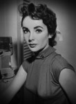 Actress Elizabeth Taylor (1932-2011), date unknown.  (via de...