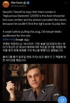 쿠엔틴 타란티노 만약 이 배우가 없었다면 영화를 엎었을 것이다