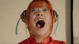 은혼 실사화 배우에게 도발을 한 카구라