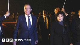 세르게이 라브로프 러시아 외무장관 북한 방문…북·러 관계 더욱 깊어져 - BBC News 코리아