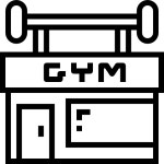 Gym - Free architecture and city icons Gym free vector icons...