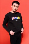 구일이(NINEONETWO) NINE FLAG SWEATSHIRT(BLACK) - 22,900 | 무신사 스...