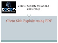 PDF exploits and attacks slideshare