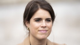 Princess Eugenie looks astounding in knee-high boots and coa...