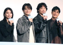 더쿠 - 영화 「가라오케 가자!」 완성 피로... 야베 쿄스케, 찬스 오오시로, 우시로 키요토, 야기 미키,...