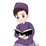 코란을 읽고 만화 이슬람 소년 코코 셔츠, 이슬람 소년 만화, 꾸란 읽기 만화, 하탐 알 꾸란 PNG 일러스...