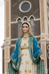 The Blessed Virgin Mary, the mother of Jesus. 이미지 (538772155...