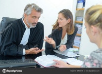 판사 변호사와 함께 회의 — 스톡 사진 © photography33 #139096498 판사 변호사와 함께 ...