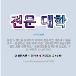 🌟전문 대학: 중견 직업인을 양성하기 위하여 전문적인 이론과 기술을 교수ㆍ연구하는 고등 교육 기관. 197....