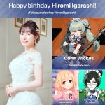 Corin Wickes 성우 이가라시 히로미의 늦은 생일을 축하합니다! / ¡Feliz cumpleaños ...