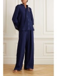 Nitra crepon wide-leg pants | ROLAND MOURET | 네타포르테