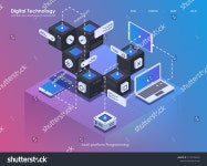 소프트웨어 개발 및 프로그래밍프로그램 또는 시스템 스톡 벡터(로열티 프리) 1120736204 | Shutt...