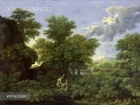 Spring, or The Garden of Eden (oil on canvas), Poussin, Nico...