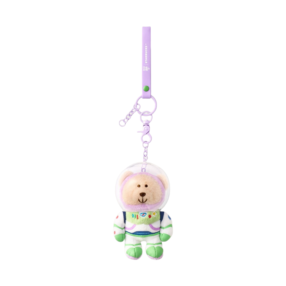 Starbucks x Toy Story 5 MD Buzz Bearista Keychain Purple Starbucks x Toy Story 5 MD Buzz Bearista Keychain Purple